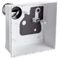 Surface mounted housing 1-gang white ER GH AP