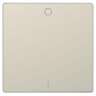 Cover plate for switch/push button beige MEG3301-6033