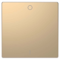 Cover plate for switch/push button beige MEG3301-6051
