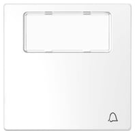 Cover plate for switch/push button white MEG3325-6035