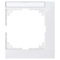 Frame 1-gang white MEG4011-3625