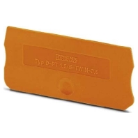 End/partition plate for terminal block D-PT1,5/S-TWIN-0,8OG