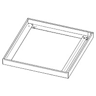 Aufbaurahmen FL625LED EL RAL9016 86256010