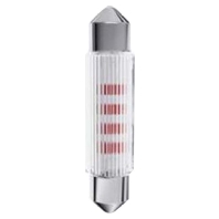 LED-Soffittenlampe 11x43mm 24VAC/DC blau 1Chip 35926