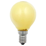 Round lamp 25W 230V E14 yellow 40267
