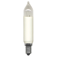Candle-shaped lamp 7W 14...16V E14 clear 57586 (quantity: 3)