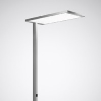 Floor lamp LED not exchangeable silver LuceoS S G2 7940958