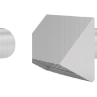 Fassadendurchfhrung wei/aluminium VAZ-G150 weialu