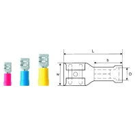 Flat 4.8x0.8 mm barrel 1,5...2,5mm LIF 2,5F488 R