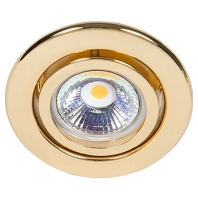 Recessed ceiling spotlight LB22 C 3840 gold 24 carat gold plated 35W, 1750707900 - Promotional item