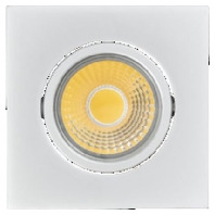 LED-Deckeneinbaustrahler LB22 A 5068Q T Flat chrom-matt 8W 930 38 dim, 1856850123 - Aktionsartikel