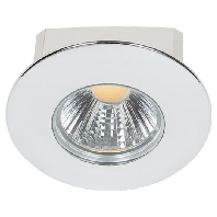 LED recessed ceiling spotlight LB22 A 5068 T Flat matt chrome 8W 930 38 dim, 1856860123 - Promotional item