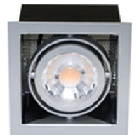 LED recessed ceiling spotlight Mini Kardan E1 7W 38 ww 600lm titanium, 1740071013 - Promotional item