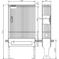 Anschlusssule FB3 BH5 m.M-Platte SL177P