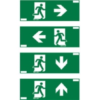 Sticker for emergency luminaire SLX24FLATSYMBOLSETI