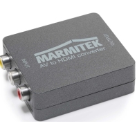 Media converter - Converter RCA/SCART>HDMI, MARMITEK ConnectAH31