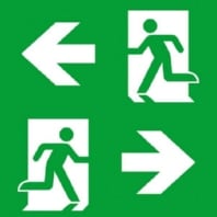 Pictogram for emergency luminaire 40071354533