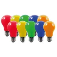 LED-Lampen-Set E27 je 2 v. 5 Farben 32764 (Inhalt: 10)