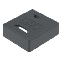 Endkappe fr Trgerprofil 44x49x16 PE sw EK 45 S