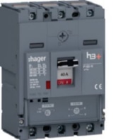 Leistungsschalter h3+ P160 TM ADJ 3P3D 40A 25kA, HHS040DC