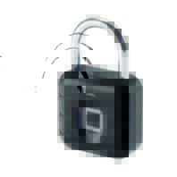 Vorhangschloss Fingerprint VF45-6IP67 170255