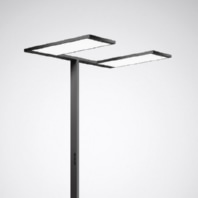 Floor lamp LED exchangeable black Luceos S-U 7703158