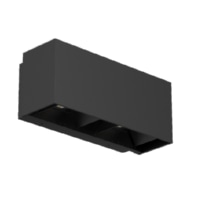 LED-Wandleuchte 830, schwarz VAJO-DUO-18-830-B