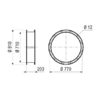 Connecting piece elastic, NW710, Ex ELI 71 Ex