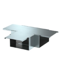 Tee for fire-resistant duct 120x200mm PLM TB 1220 FS