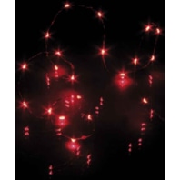 20-piece red LED light chain, battery-operated, 570755