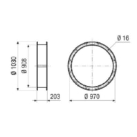 Connecting piece elastic, NW900, Ex ELI 90 Ex