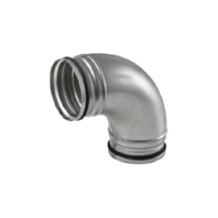 Bogen 90Grad DN100 Stahlblech verzinkt 159304