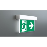 LED-Rettungszeichenleuchte ZB + ML, Piktoset ASMU019ML-WS