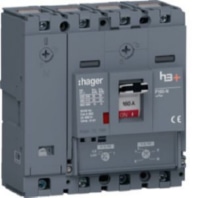 Leistungsschalter h3+ P160 TM ADJ 4P4D 160A 25k, HHS161DC