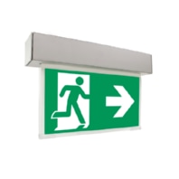 Sign luminaire single/double-sided ASMU418WL