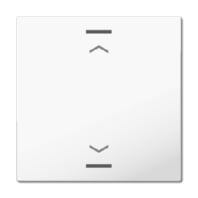 Wippe fr KNX Taster Light 63 1-fach, Studiowei glnzend, Jalousie BE-TAL63W104.A1