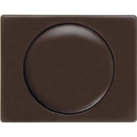 Cover plate for dimmer brown 11350001