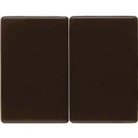 Cover plate for switch/push button brown 14350001