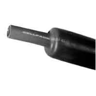 Medium-walled shrink tubing 12/4mm black SRUM 12-4/m sw