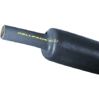 Medium-walled shrink tubing 9/3mm black SRUM 9-3/m sw