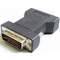 DVI(24+5)St.-VGA-Kuppl. Adapter DVI7Lose