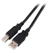 USB2.0 HighSpeed-Kabel 1,8m sw A-B K5255SW.1,8