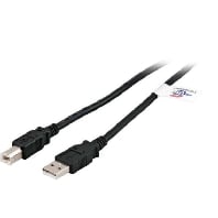 USB2.0 Anschlusskabel 0,5m sw A-B K5256SW.0,5