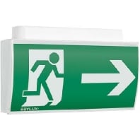 Emergency luminaire IP54 3h SLE LEDiSC/C Wand ws