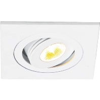 P-LED Einbauleuchte 700mA 3W 3000K quad. P 24030102 ws