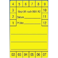 Labelling material 60x40mm yellow 1280 (quantity: 250)