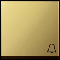 Cover plate for switch/push button brass 0286604