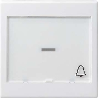 Cover plate for switch/push button white 067927
