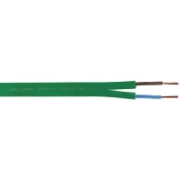 Illumination cable 2x1,5mm green H05RNH2-F 2x1,5 gn