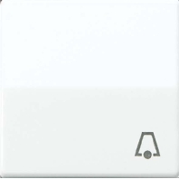 Cover plate for switch/push button white ABAS 591 K WW
